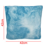 Polyester Cushion Cover - Fog White Blue