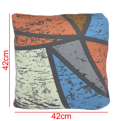 Polyester Cushion Cover - Prism Orange Blue