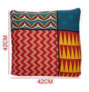 Bohemian Print Sofa Cover - Geometry Orange Blue
