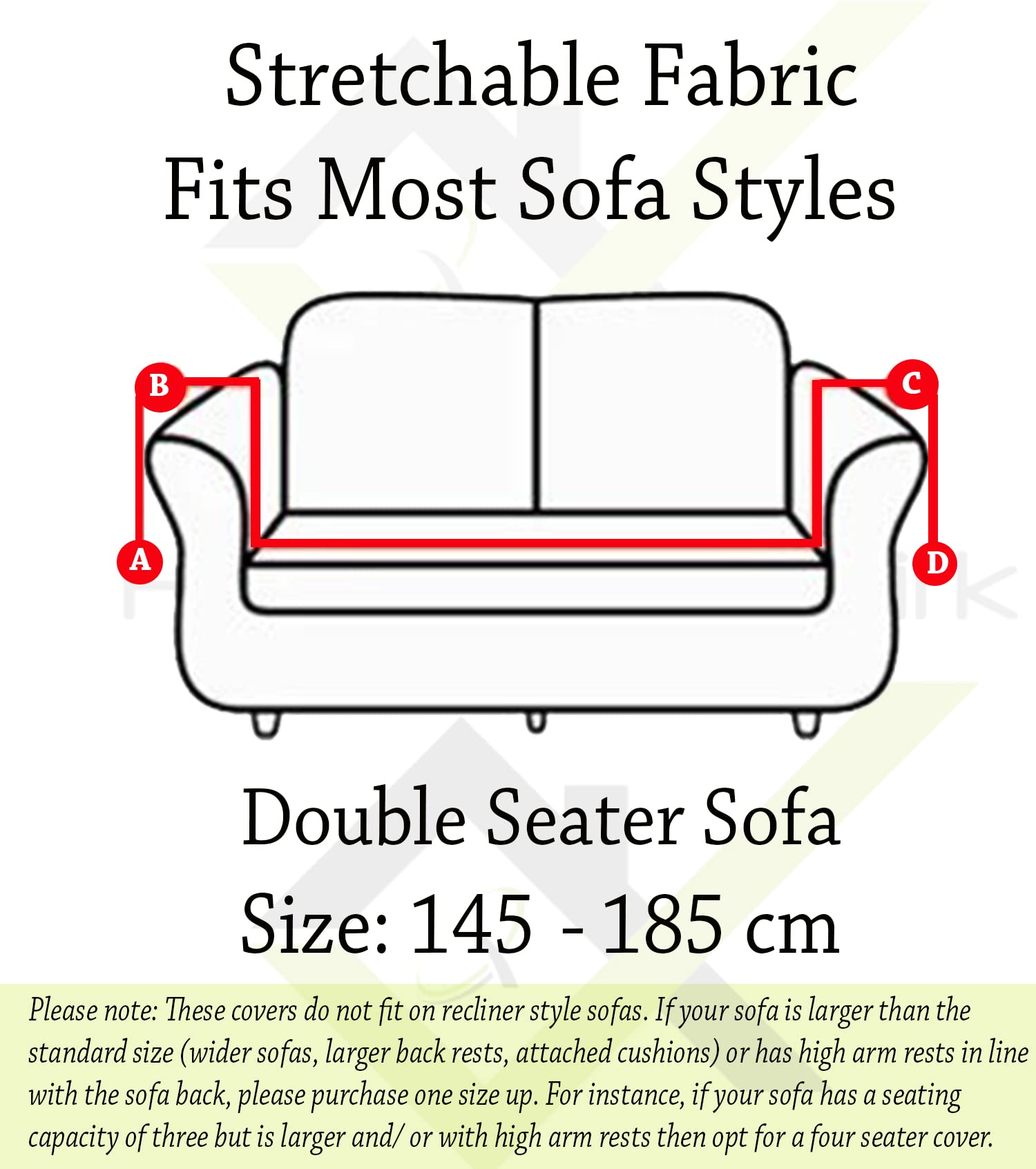 Universal Sofa Cover-Cambric Brown