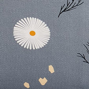 Printed Sofa Cover - Grey Daisy