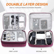 Double Layer Electronics Organizer