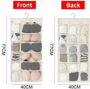 Closet Hanging Rotating Organizer With 30 Pockets