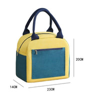 Lunch Tote Handbag with Aluminum Foil