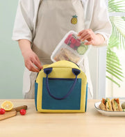 Lunch Tote Handbag with Aluminum Foil