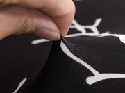 Printed Sofa Cover - Black Branch