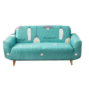 Printed Sofa Cover - Green Lamp