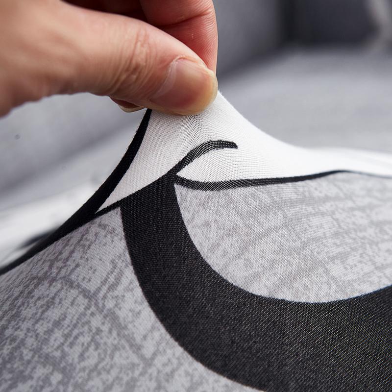 Printed Sofa Cover - Grey Cat