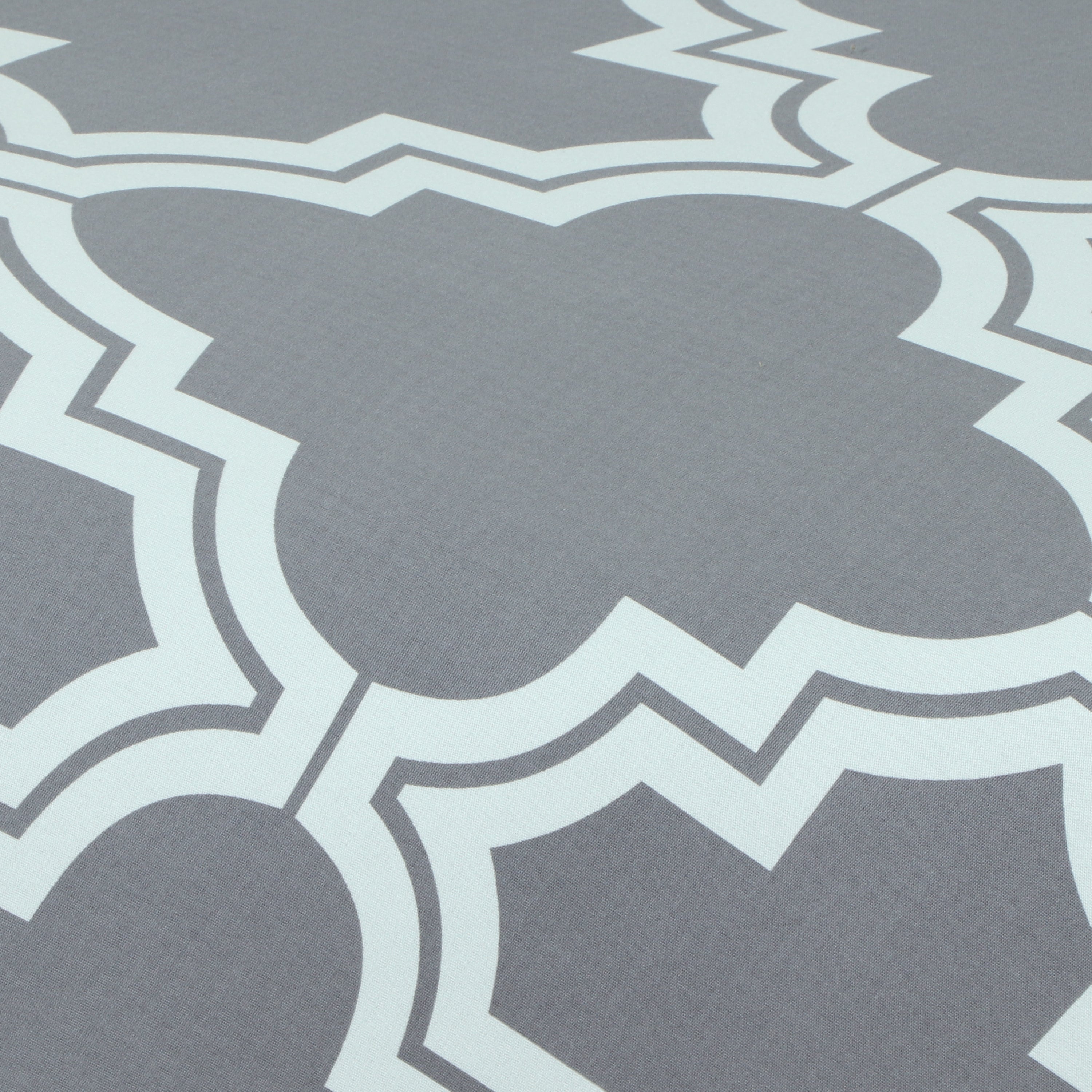 Printed Sofa Cover - Grey Diamond