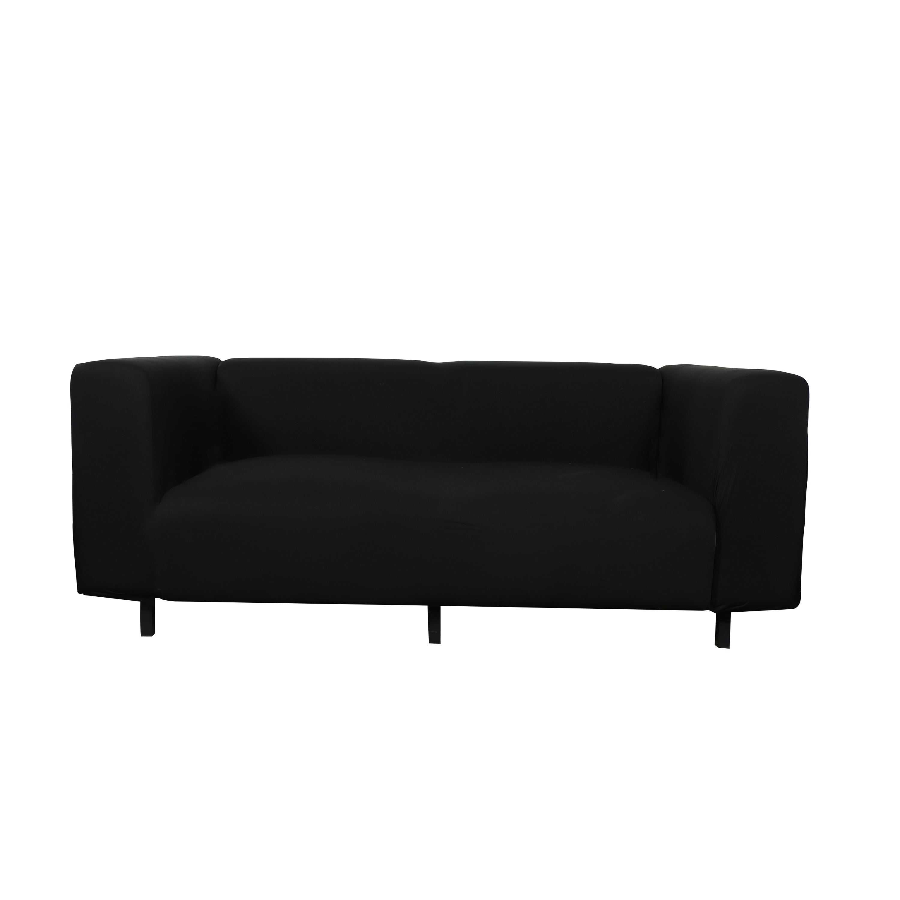 Plain Sofa Slipcover Cover-Black