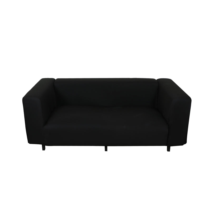 Plain Sofa Slipcover Cover-Black