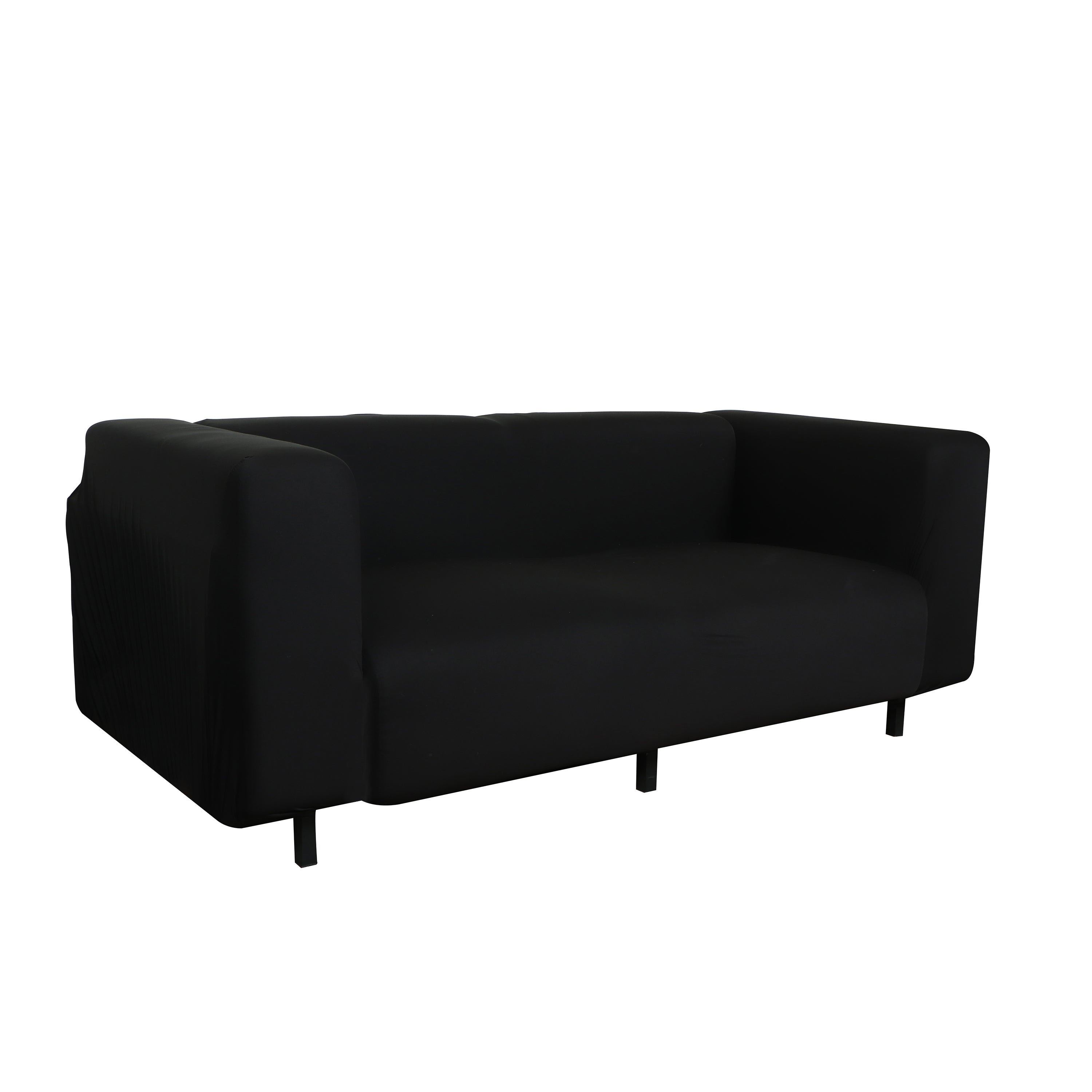 Plain Sofa Slipcover Cover-Black