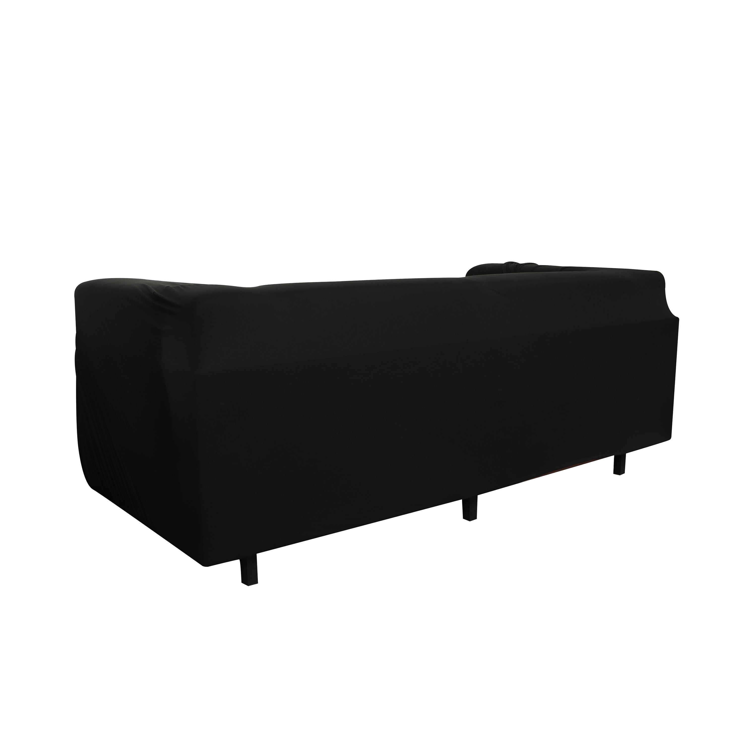 Plain Sofa Slipcover Cover-Black