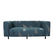 Printed Sofa Cover - Grey Pine