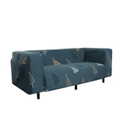 Printed Sofa Cover - Grey Pine