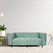 Printed Sofa Cover - Green Autumn
