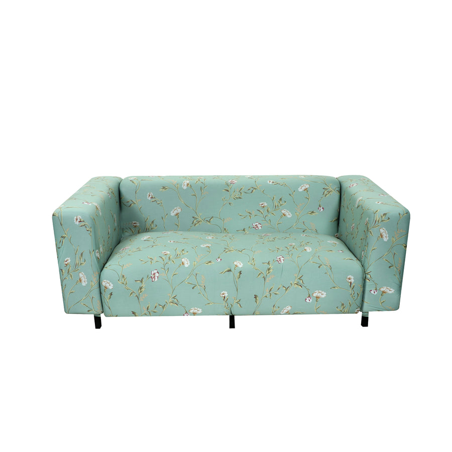 Printed Sofa Cover - Green Autumn