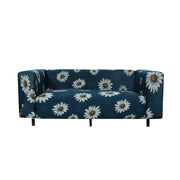 Printed Sofa Cover - Green Sunflower
