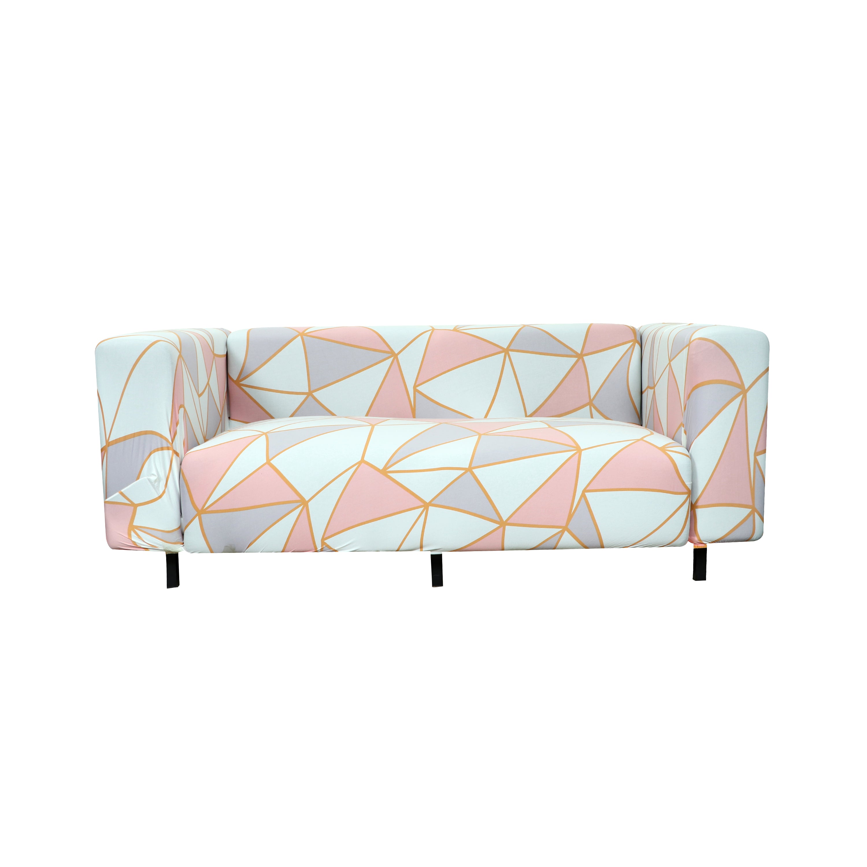 Printed Sofa Cover - Pink Prism