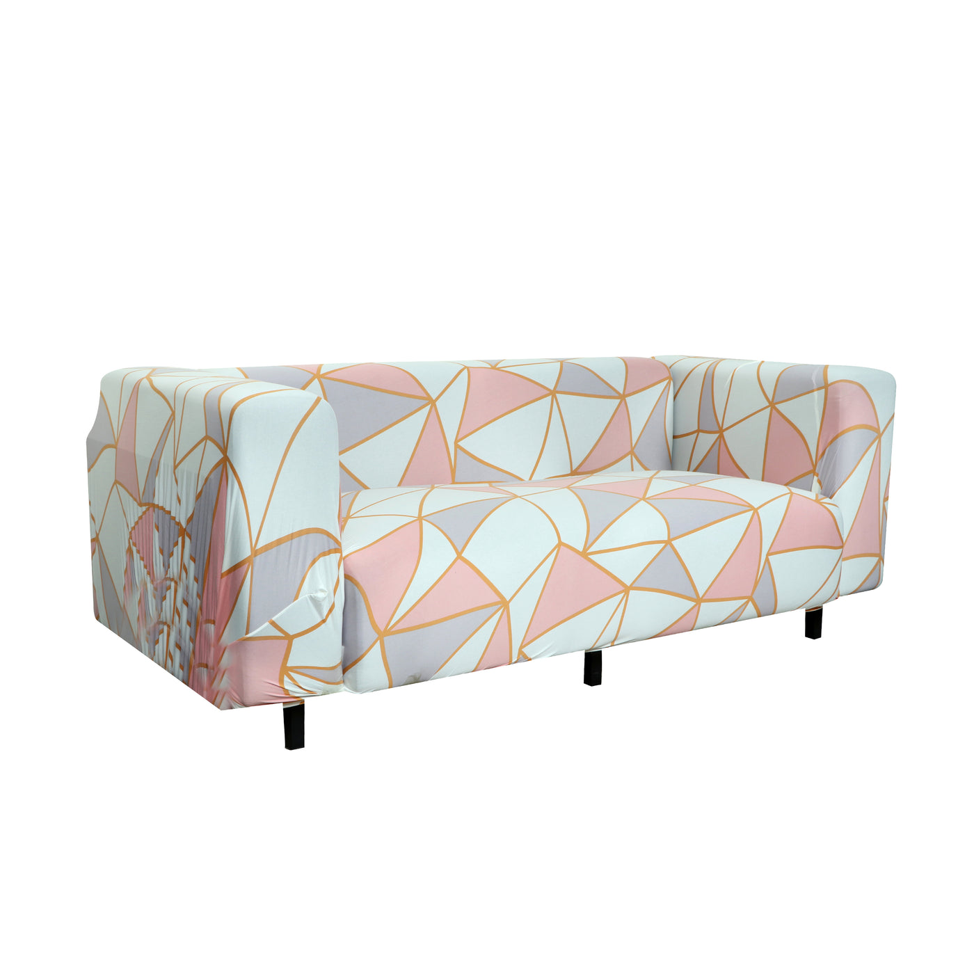 Printed Sofa Cover - Pink Prism