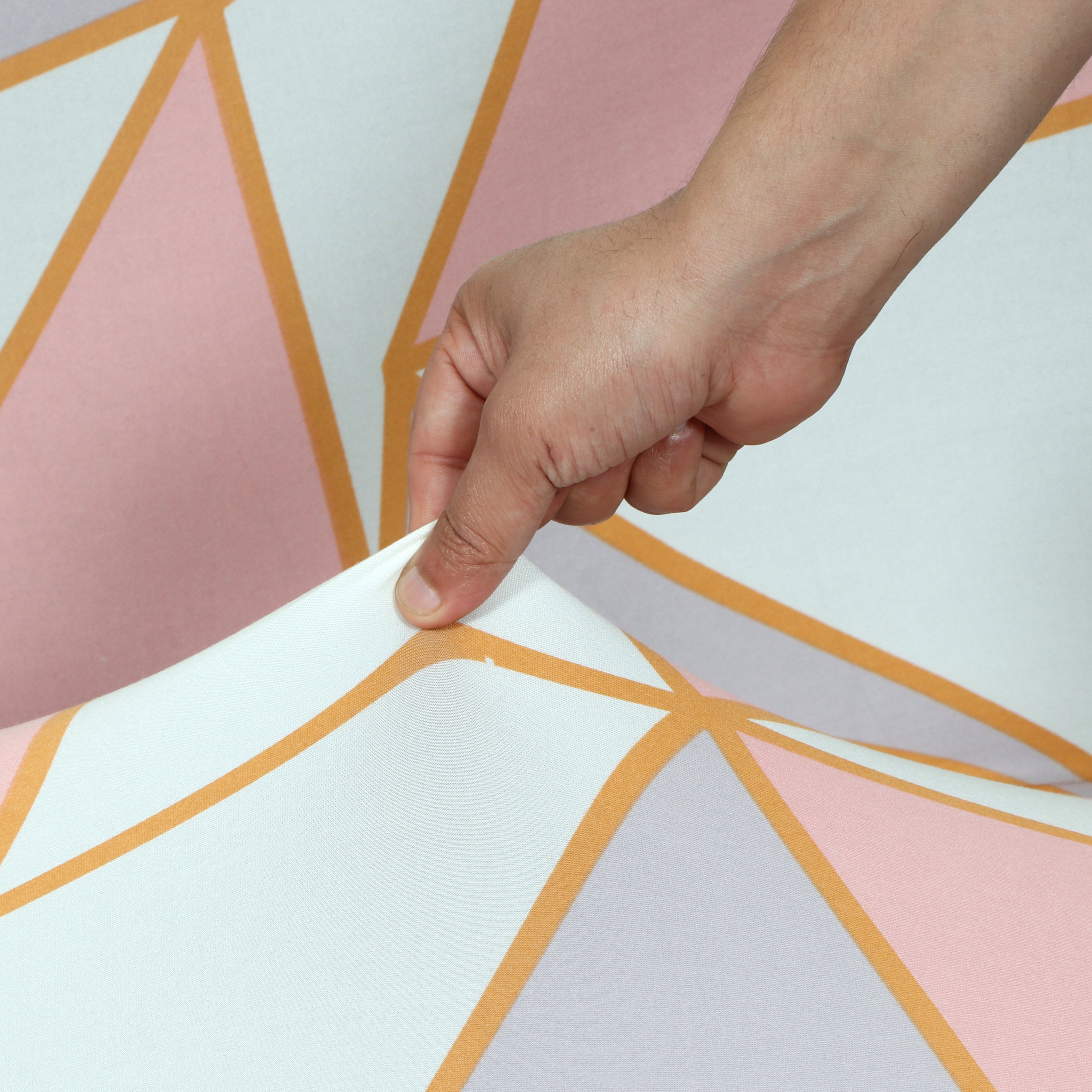 Printed Sofa Cover - Pink Prism