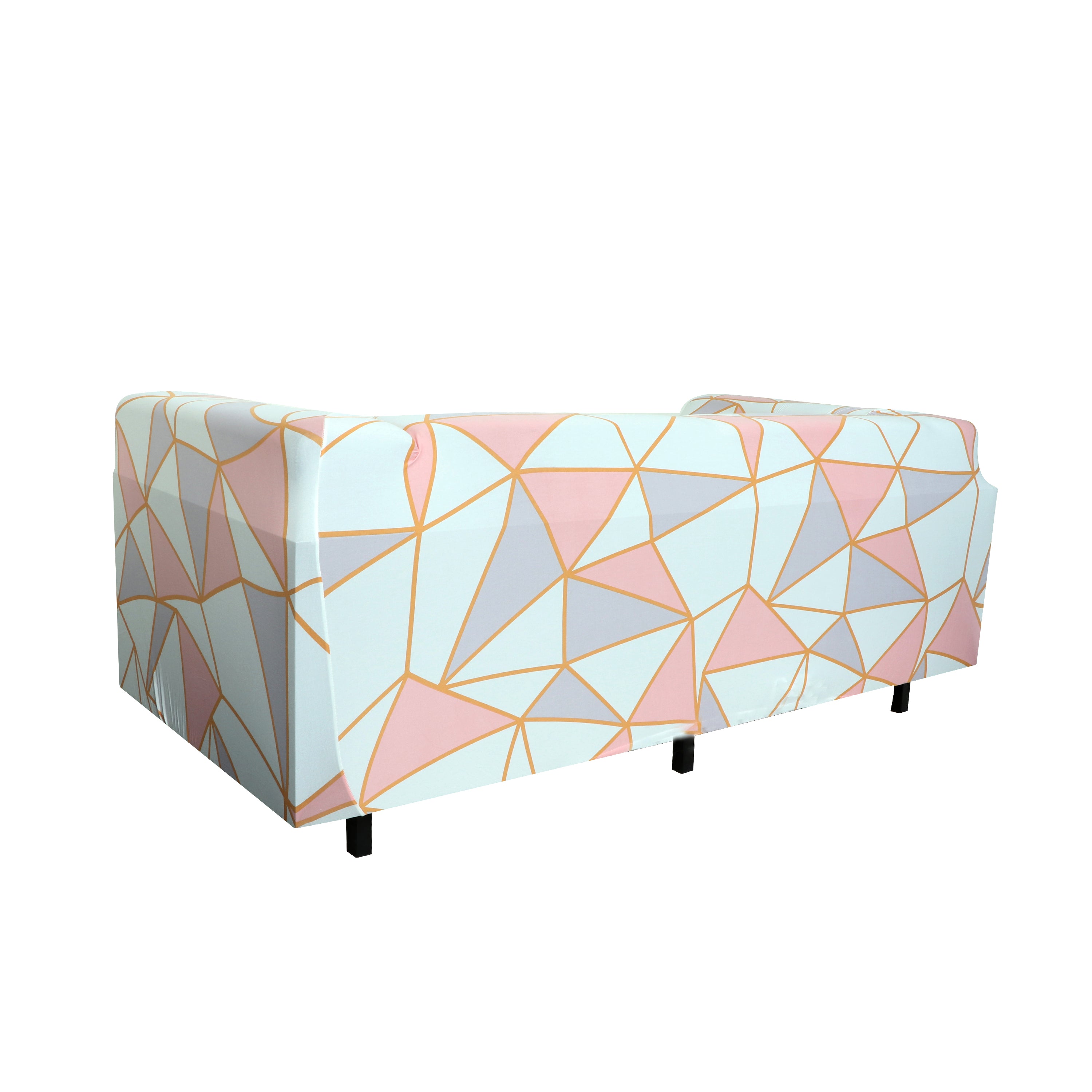 Printed Sofa Cover - Pink Prism