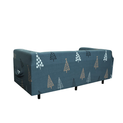Printed Sofa Cover - Grey Pine