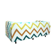 Printed Sofa Cover - Chevron Multi