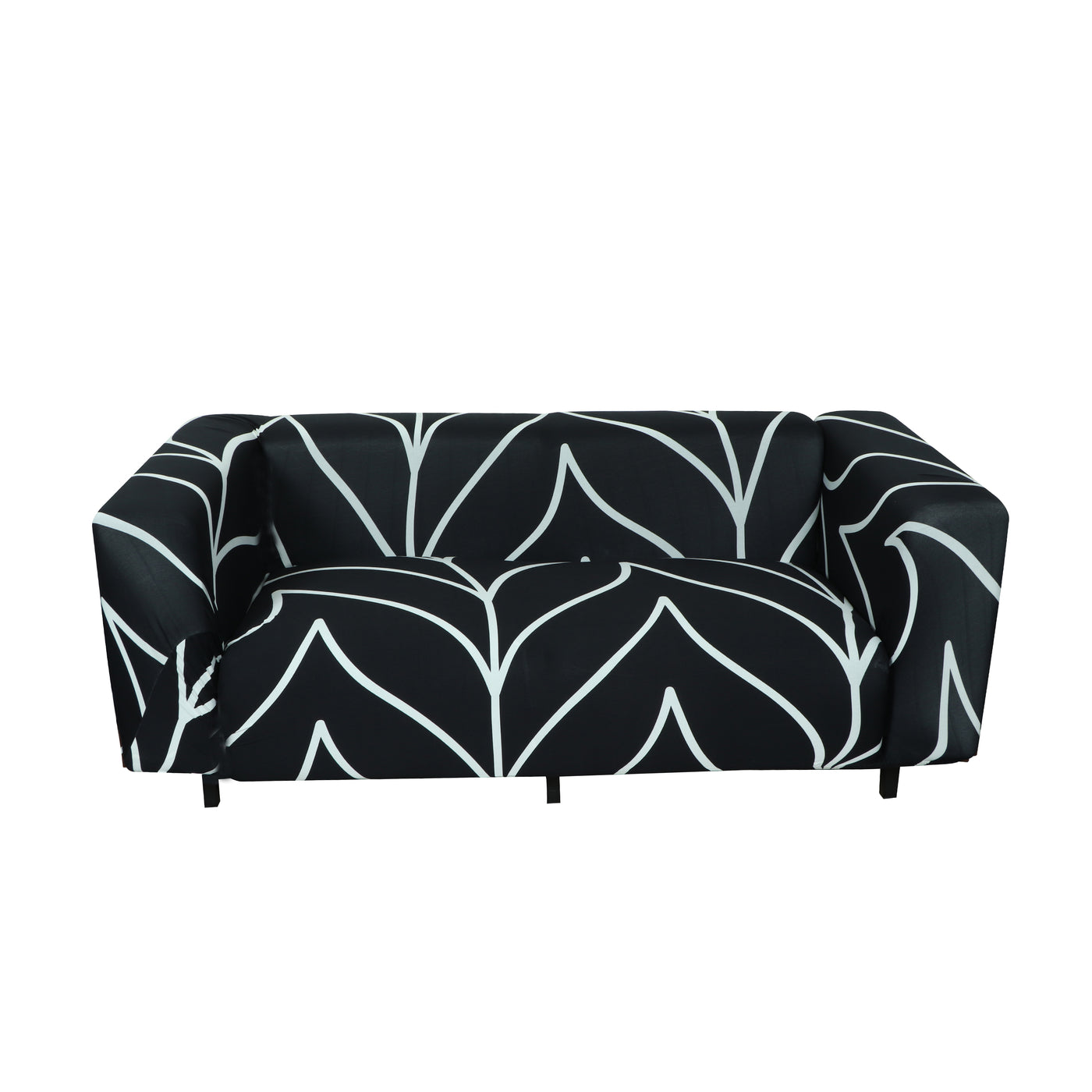 Printed Sofa Cover - Black Onyx