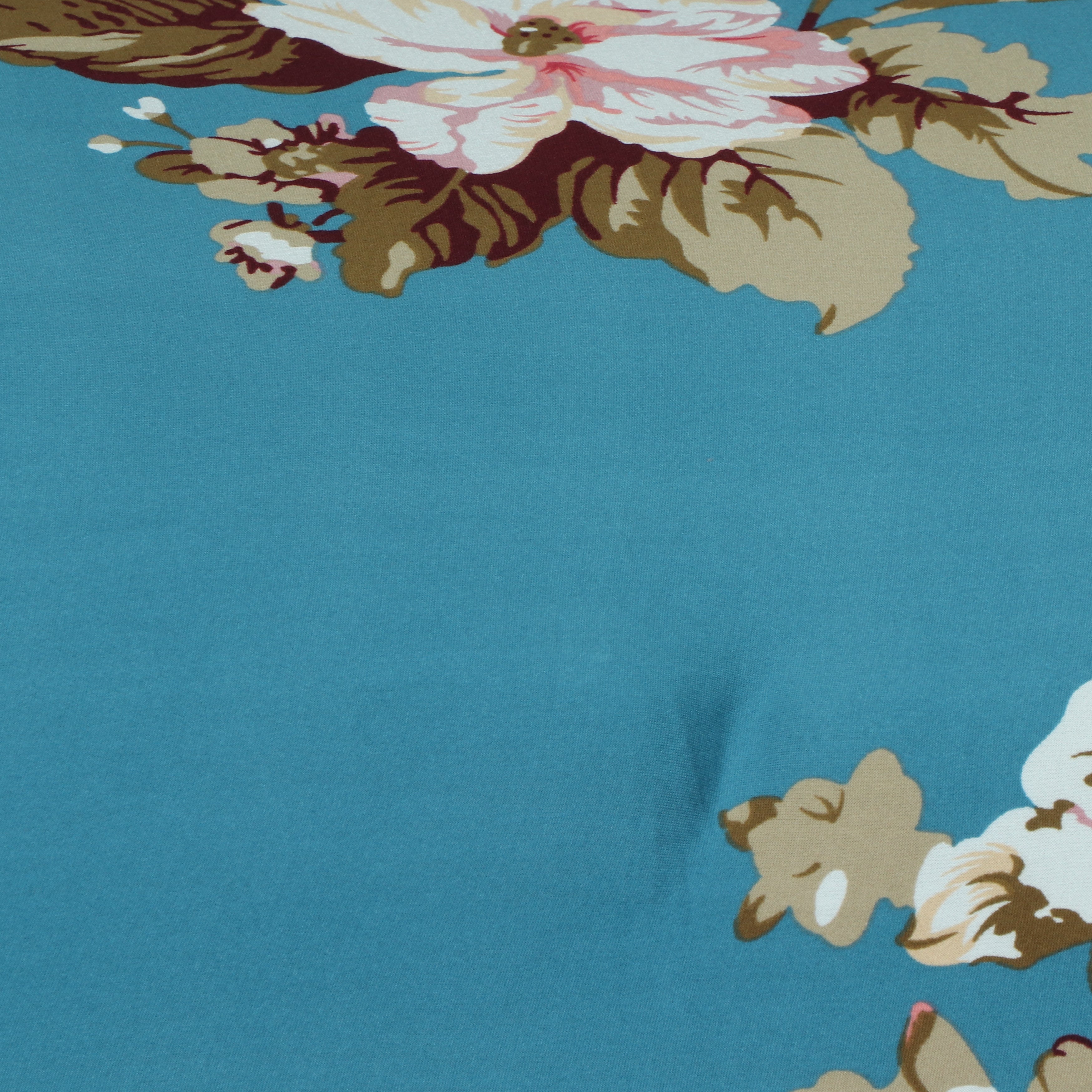 Printed Sofa Cover - Blue Flower