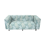 Printed Sofa Cover - Grey Flower