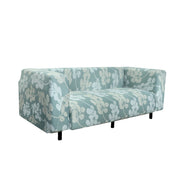 Printed Sofa Cover - Grey Flower