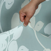 Printed Sofa Cover - Grey Flower