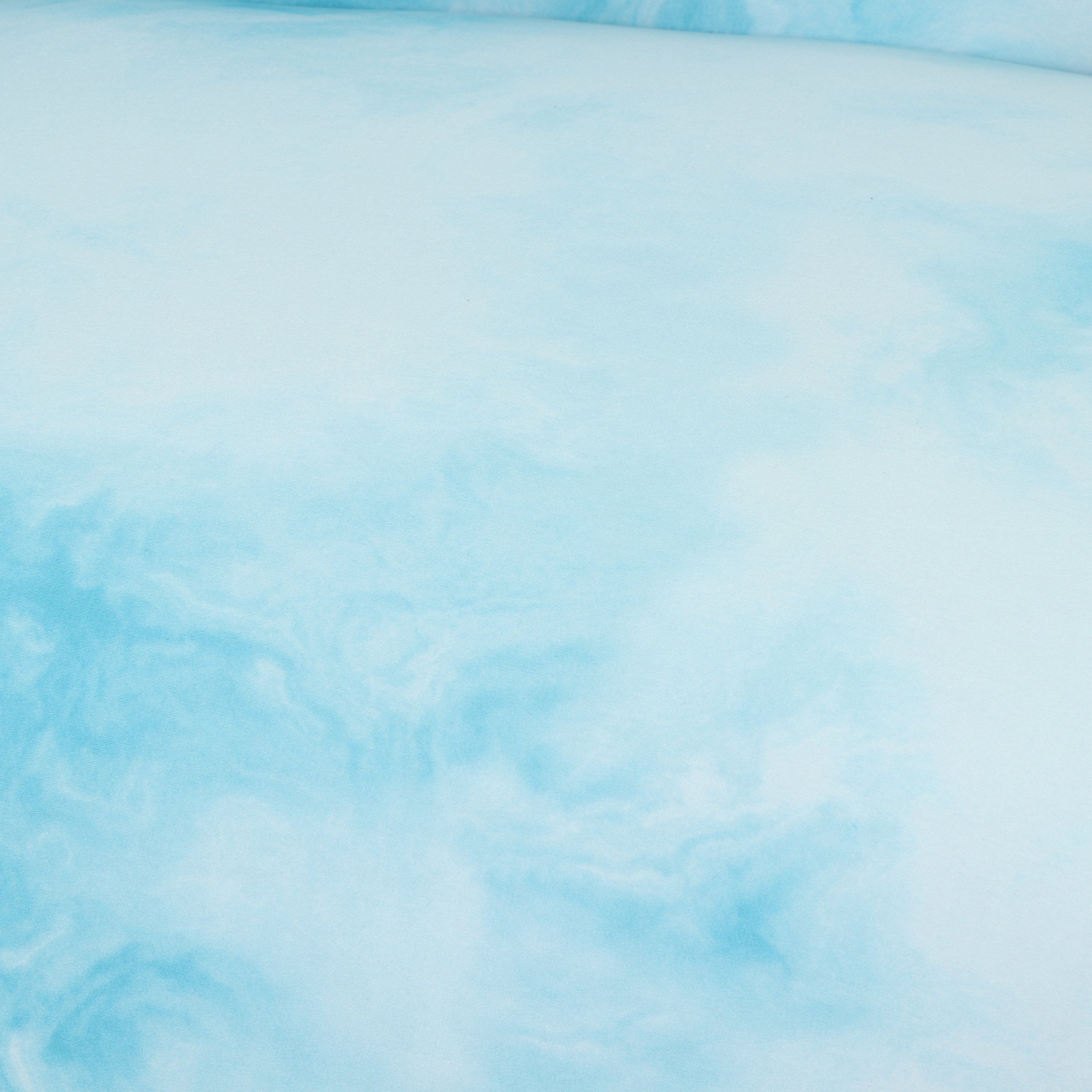 Printed Sofa Cover - Fog White Blue