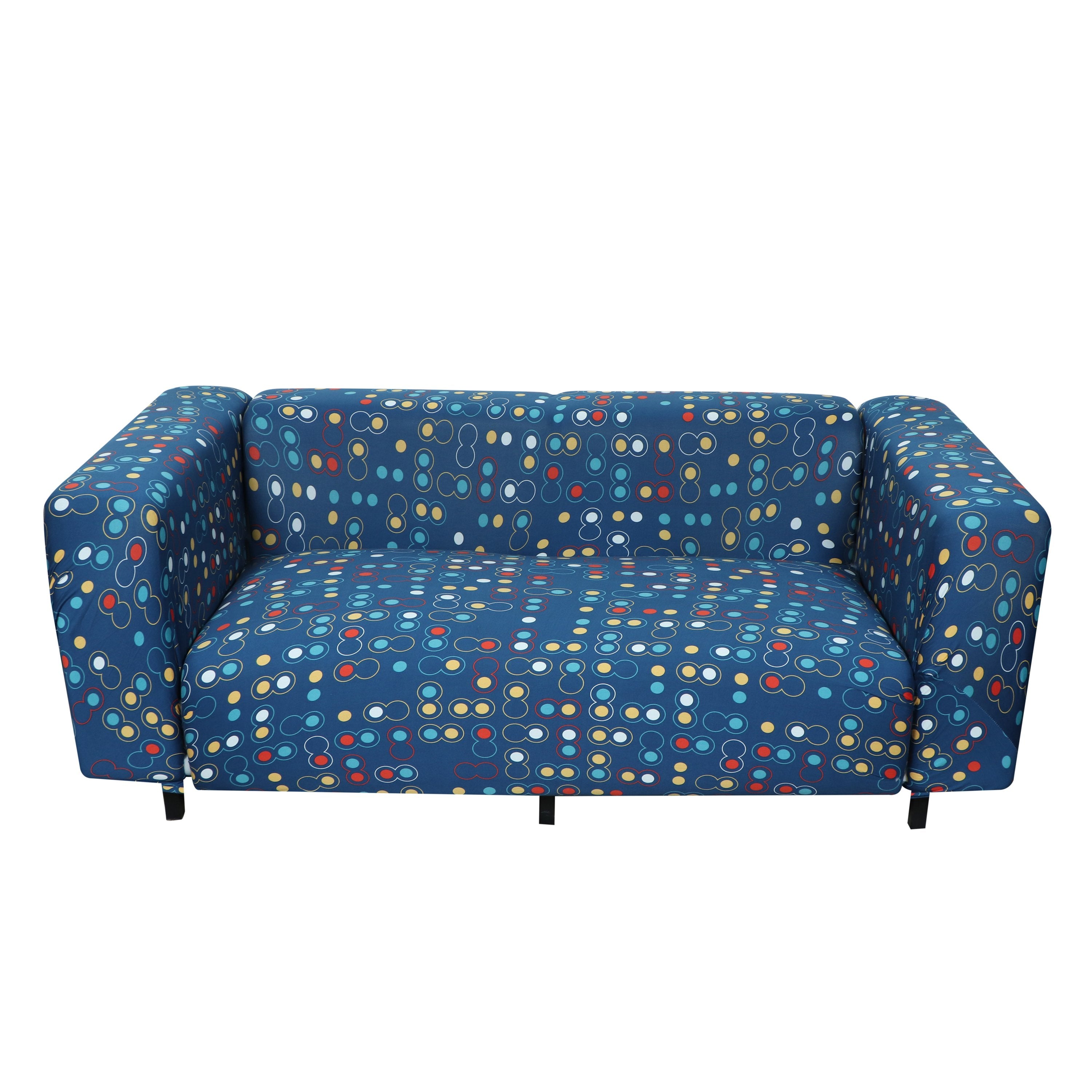Printed Sofa Cover - Multi Polka