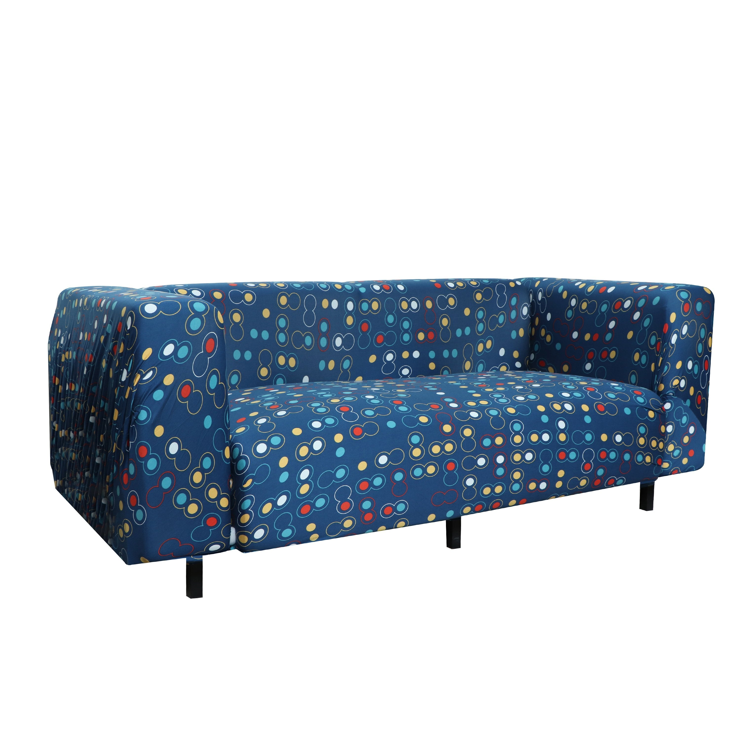 Printed Sofa Cover - Multi Polka