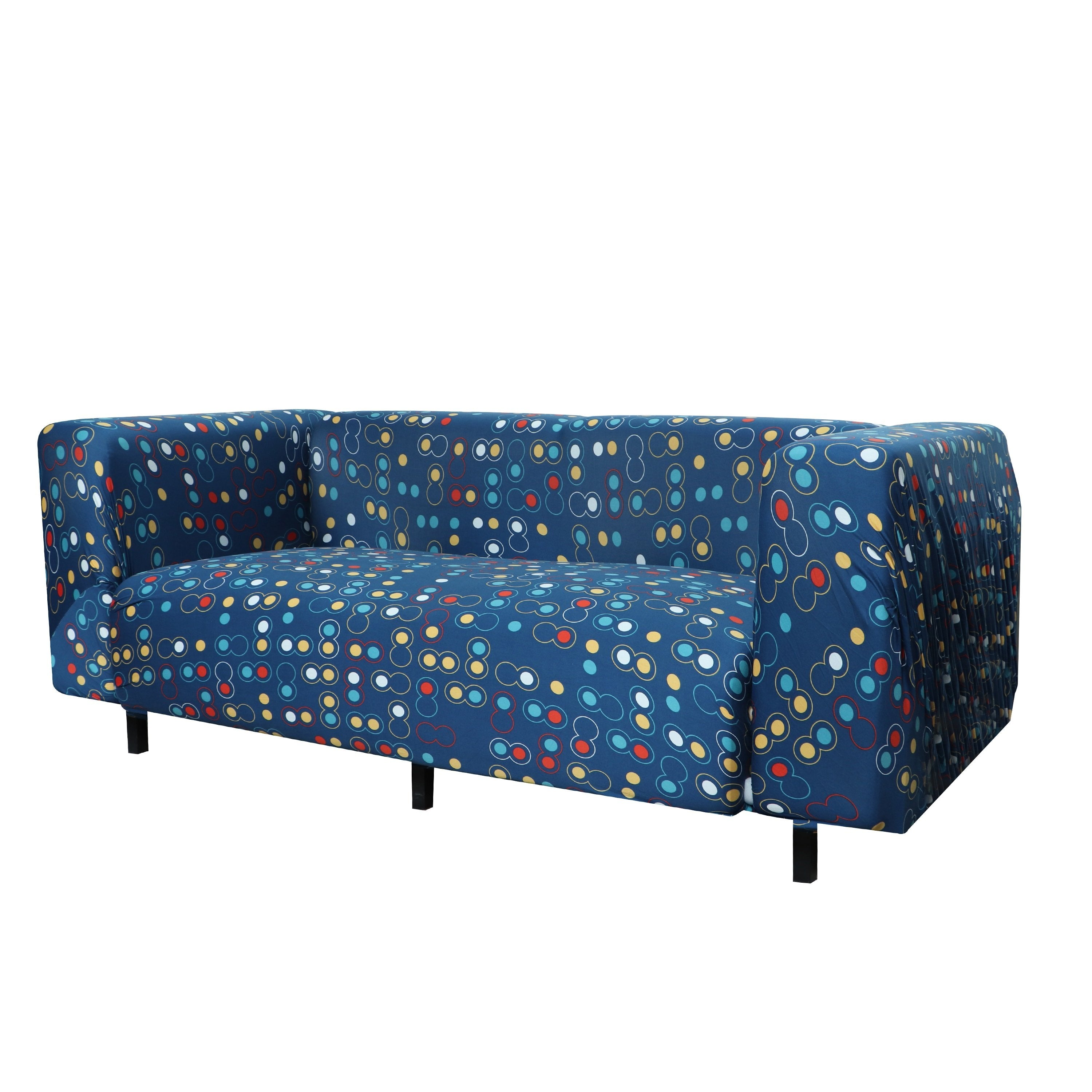 Printed Sofa Cover - Multi Polka
