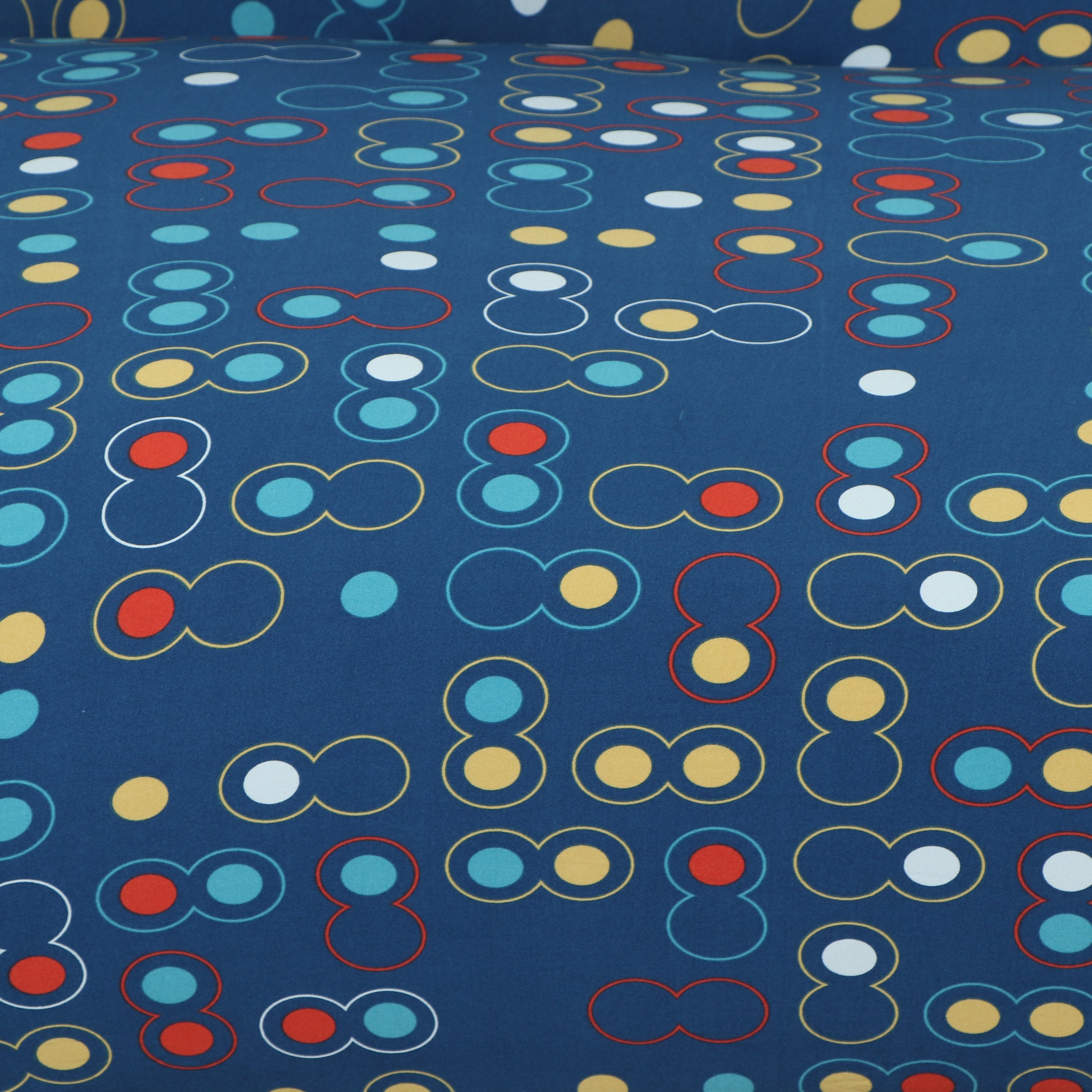 Printed Sofa Cover - Multi Polka