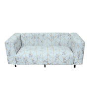 Printed Sofa Slipcover - Grain White Gold