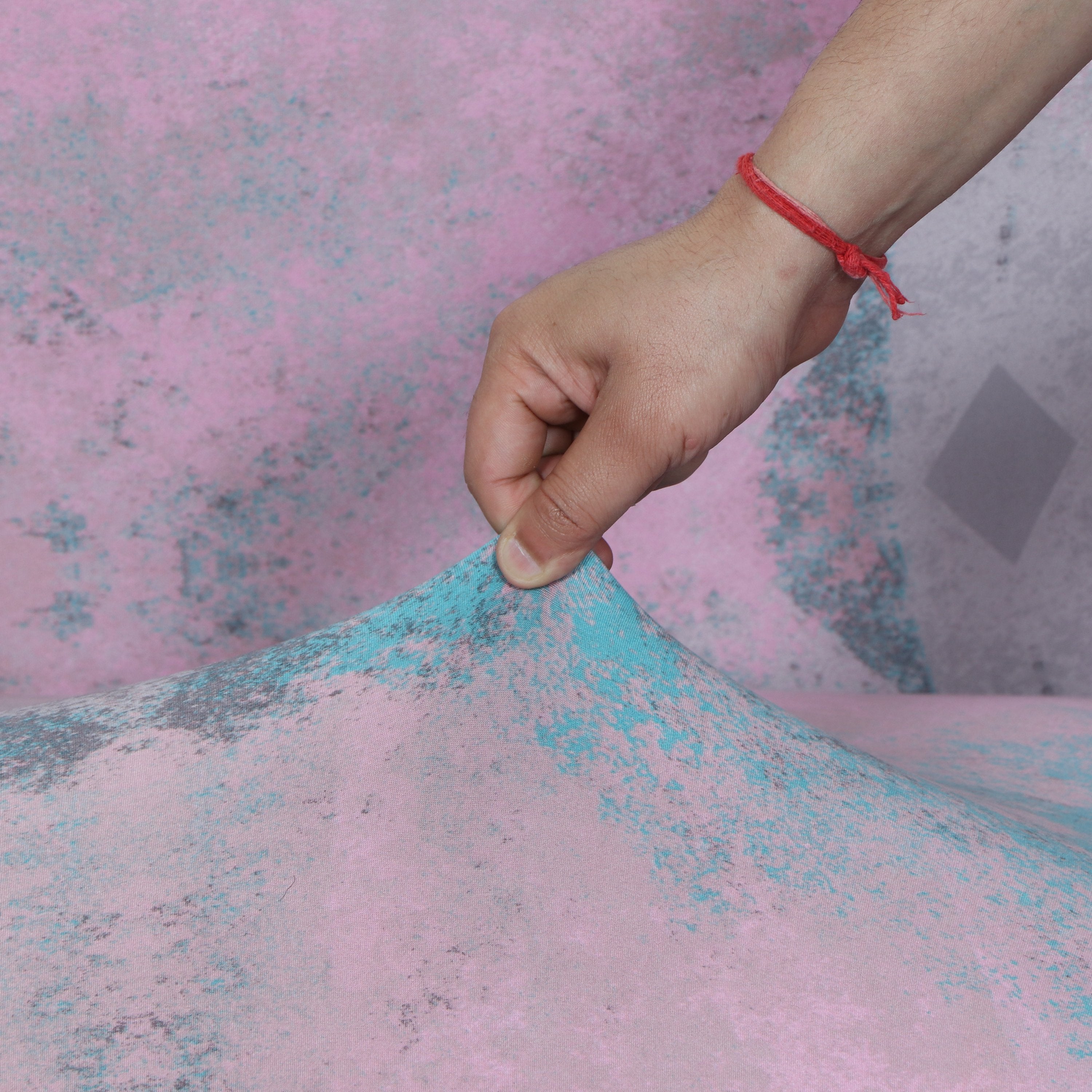 Printed Sofa Cover - Fog Pink