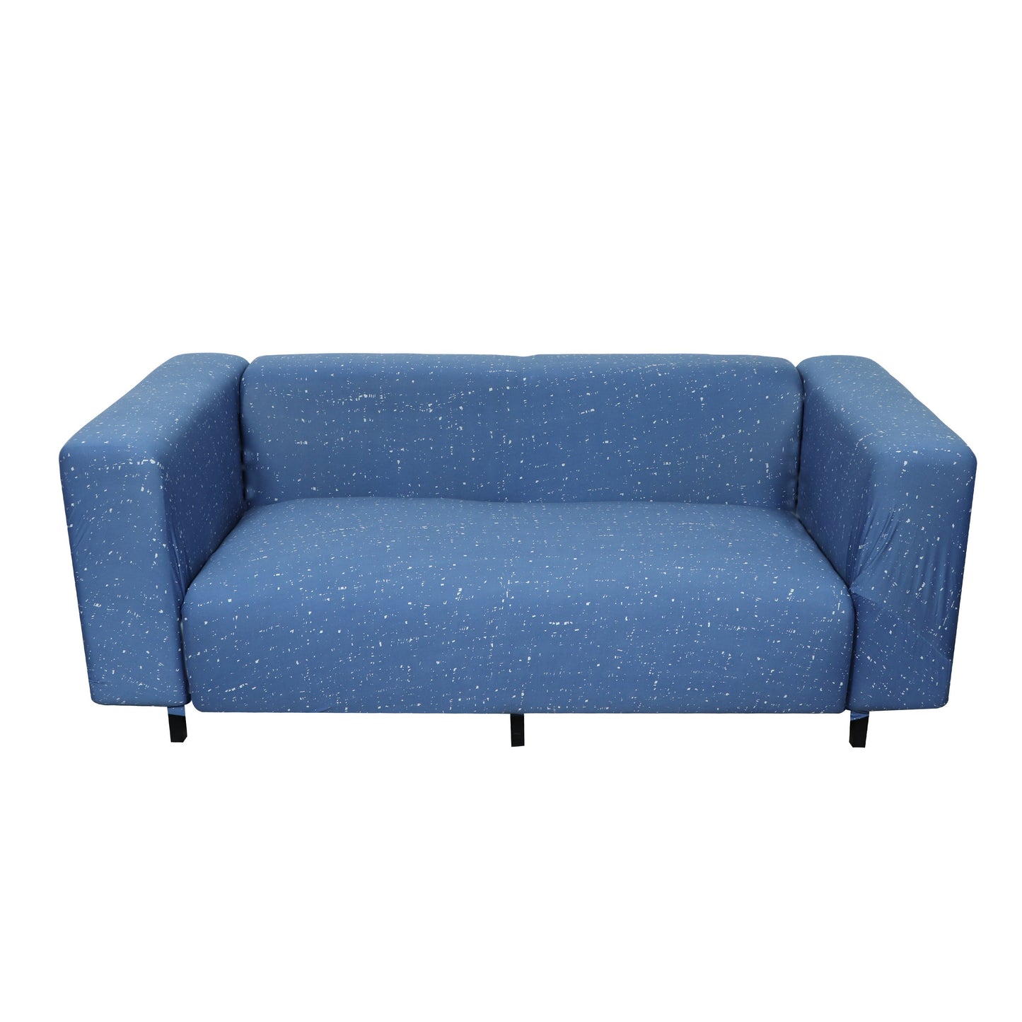Printed Sofa Cover - Khadi Blue