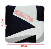 Printed Sofa Cover - Black Prism