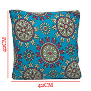 Bohemian Print Sofa Cover - Mandala Turquoise