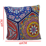 Bohemian Print Sofa Cover - Mandala Purple