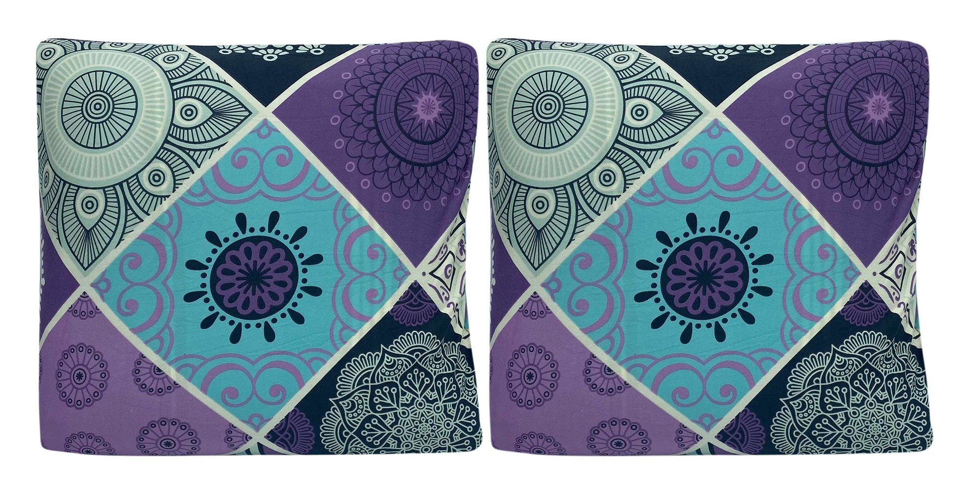 Bohemian Print Sofa Cover - Boho Purple