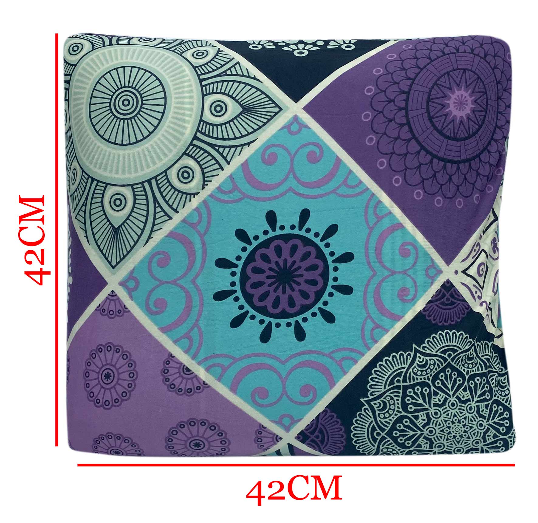 Bohemian Print Sofa Cover - Boho Purple