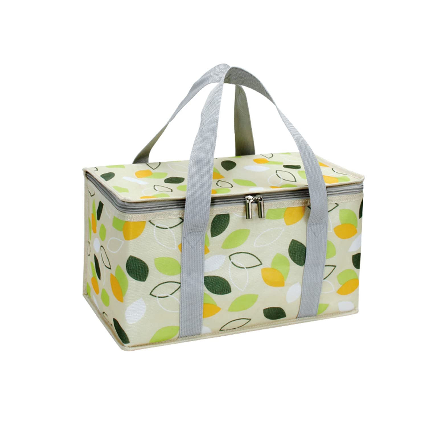 Reusable Linen Lunch Bag with Aluminum Foil
