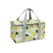 Reusable Linen Lunch Bag with Aluminum Foil