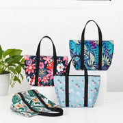 Reusable Linen Lunch Bag with Aluminum Foil