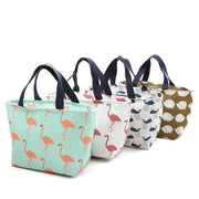 Reusable Linen Lunch Bag with Aluminum Foil